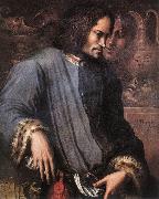 VASARI, Giorgio Portrait of Lorenzo the Magnificent wr oil painting on canvas